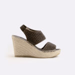 Alpargata cuña mujer rafia marrón