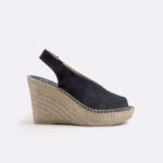 Alpargata mujer plataforma azul