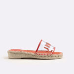 Red espadrille woman