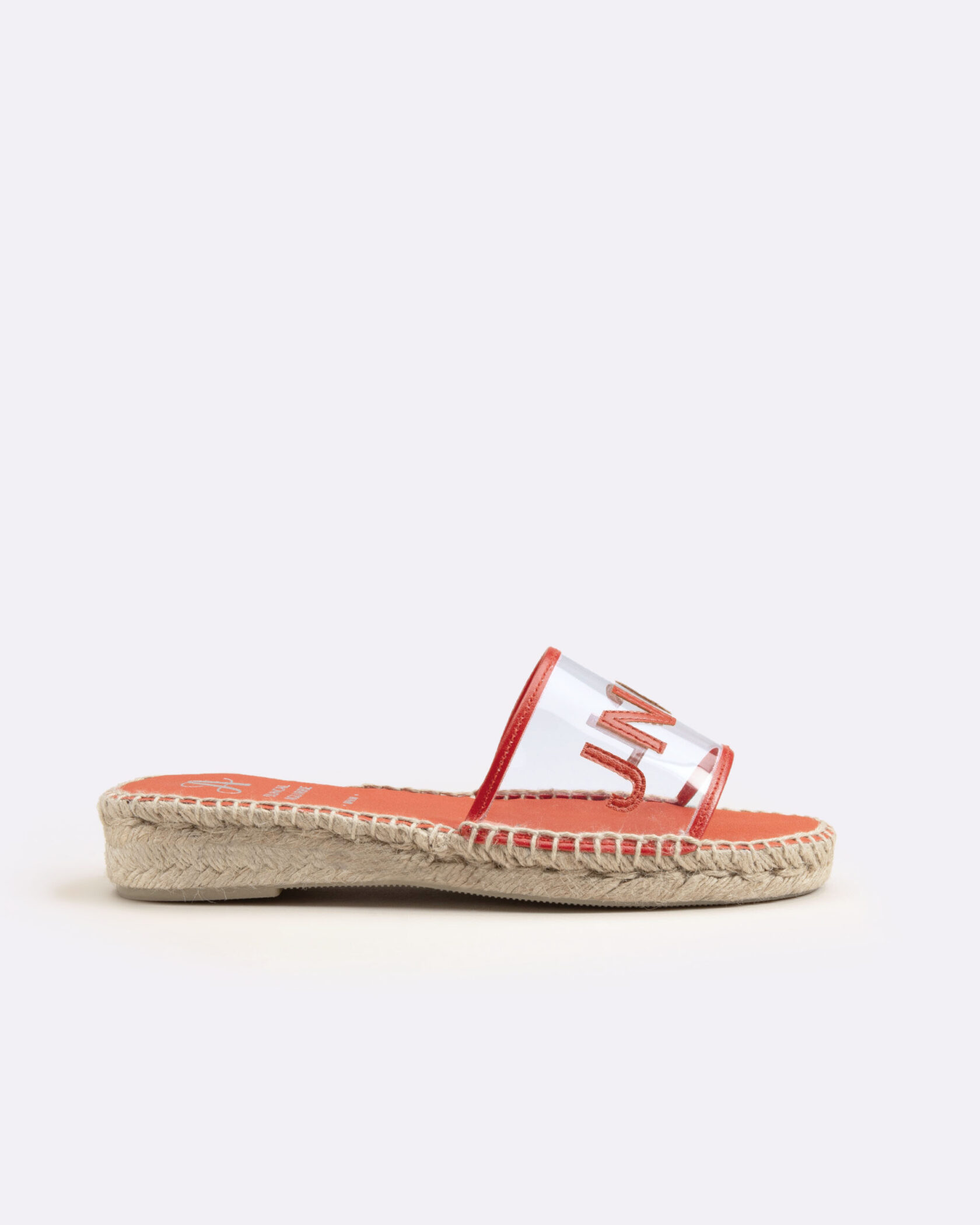 Red espadrille woman