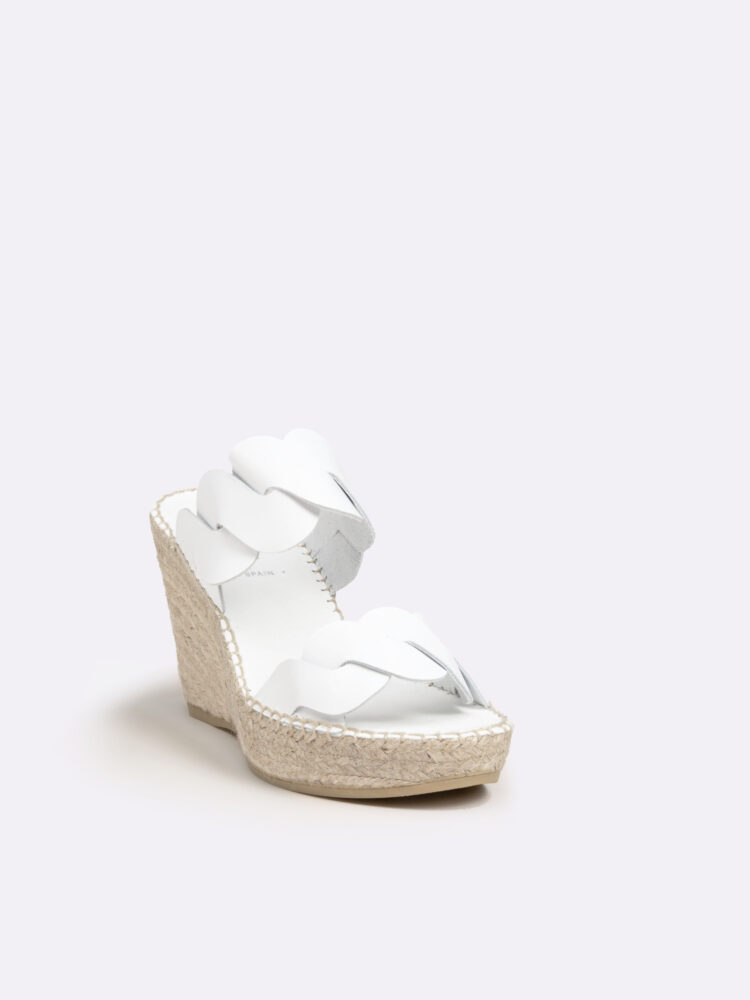 Alpargata blanca mujer esparteña