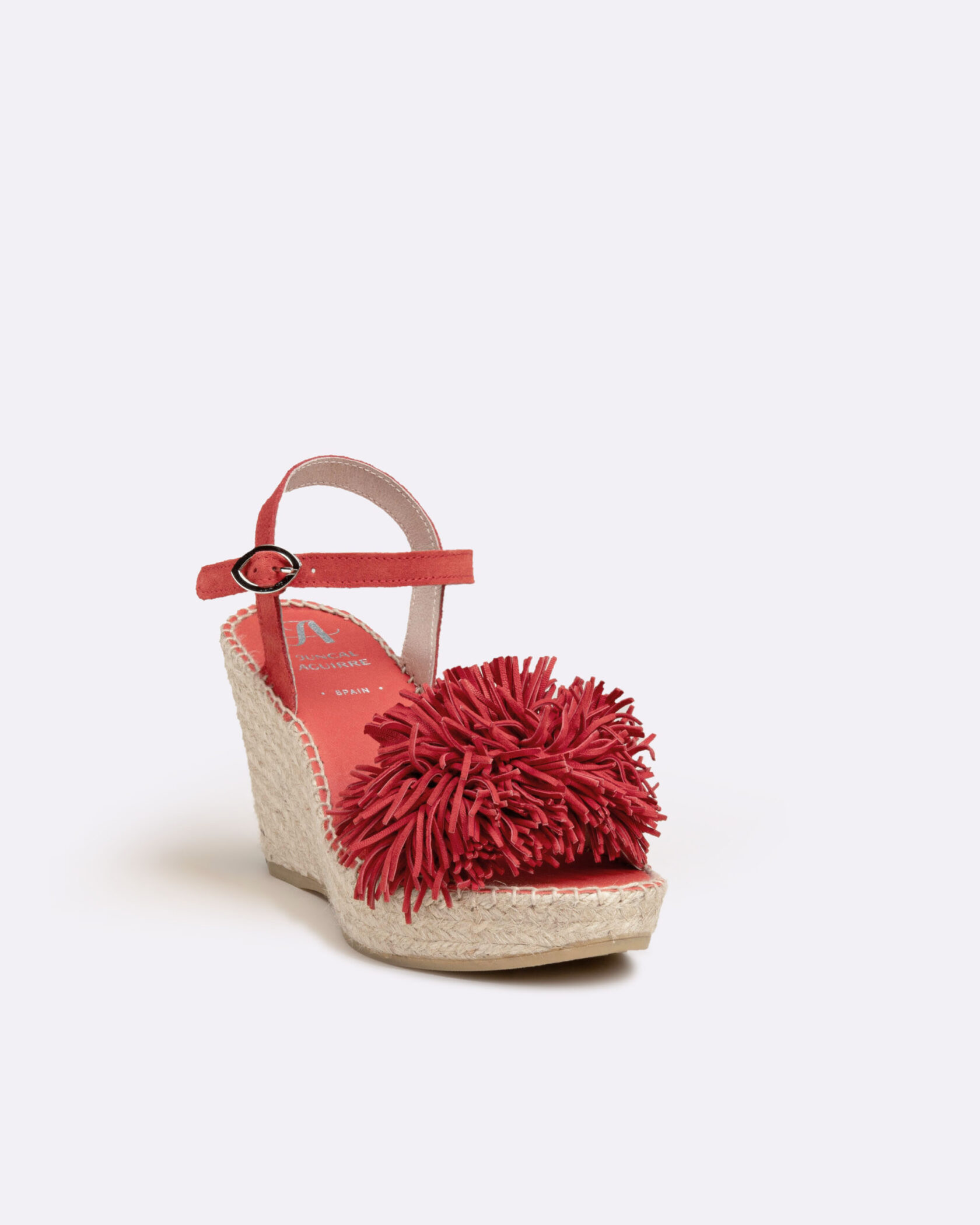 Red espadrille woman