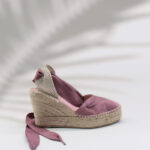 Valencian espadrilles wedge woman violet