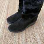 bota mujer invierno esparto negra