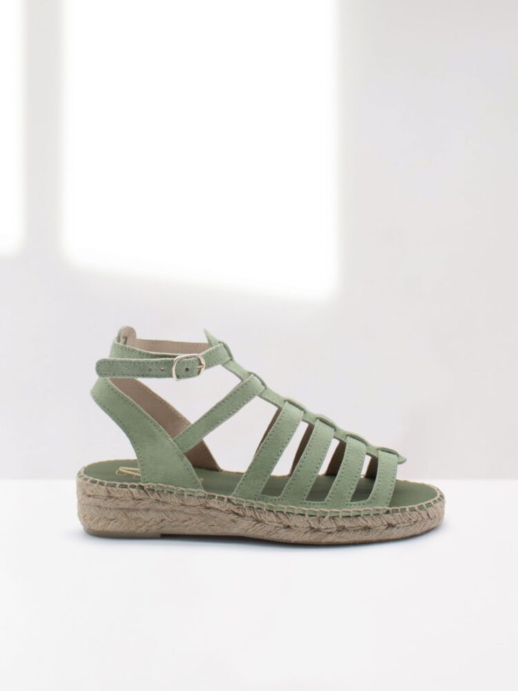 green sandals